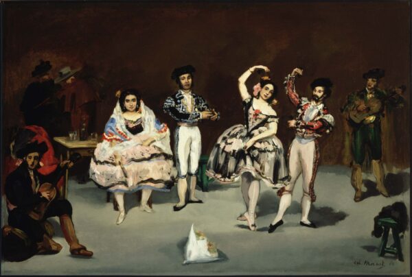 Spanish Ballet - by Édouard Manet