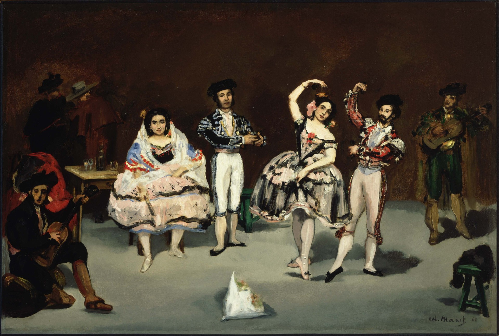 Spanish Ballet - by Édouard Manet