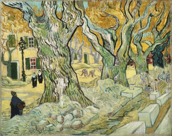 The Road Menders - by Vincent van Gogh