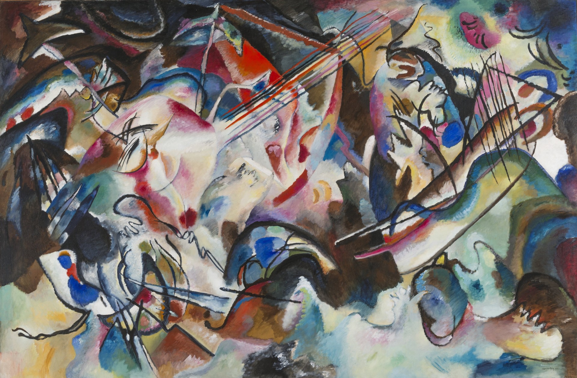 Композиция VI. Государственный Эрмитаж - by Wassily Kandinsky
