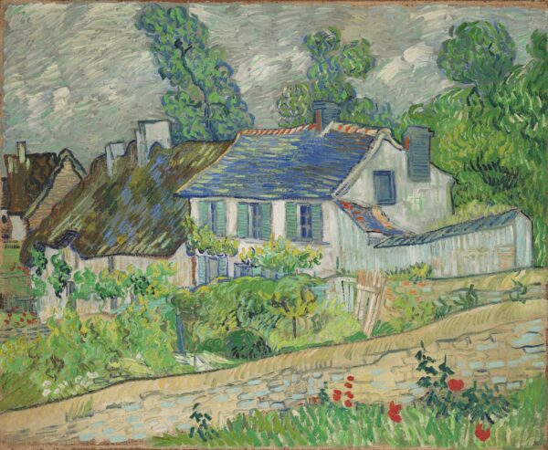 Houses at Auvers - by Vincent van Gogh