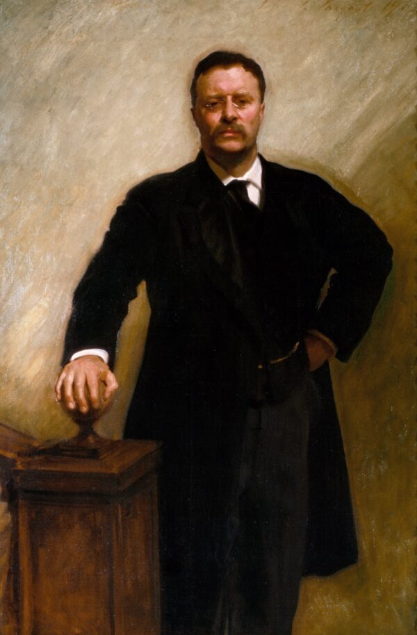 Theodore Roosevelt - by John Singer Sargent