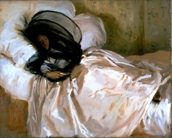 The Mosquito Net - by John Singer Sargent