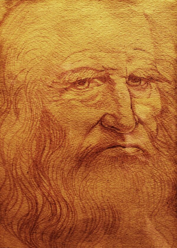 Leonardo da Vinci. Self-portrait - by Da Vinci
