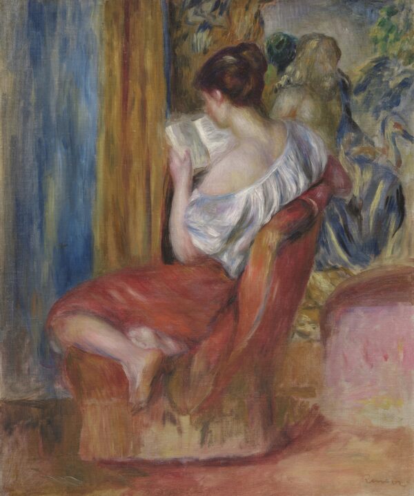 Reading Woman - by Pierre-Auguste Renoir