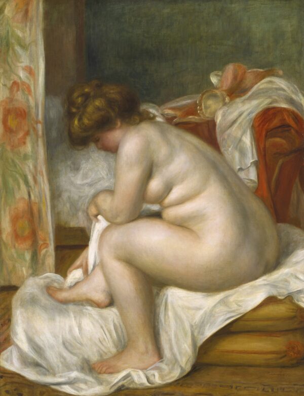 Woman After Bath - by Pierre-Auguste Renoir