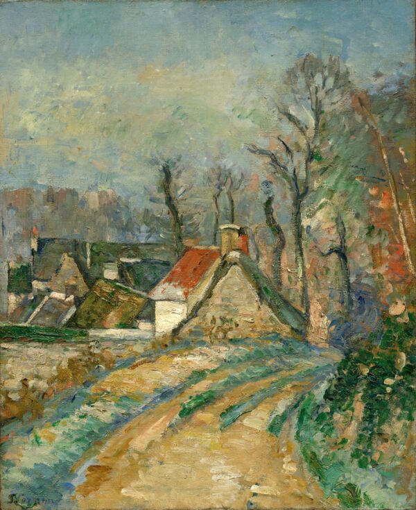 Detour in Auvers - by Paul Cézanne