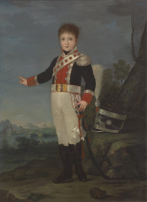 Portrait of Don Sebastien Marie Gabriel de Bourbon-Bragance - by Francisco Goya y Lucientes