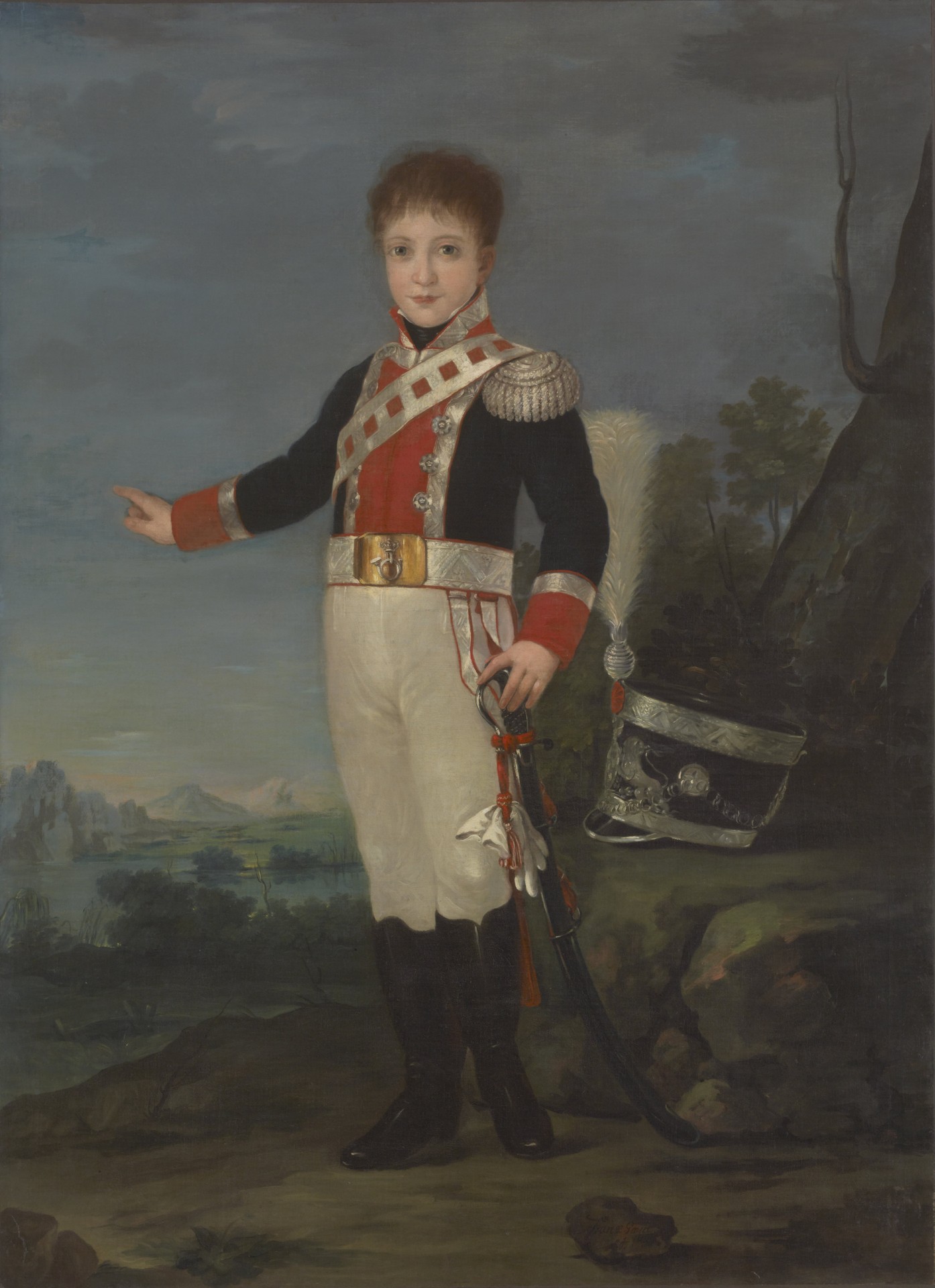 Portrait of Don Sebastien Marie Gabriel de Bourbon-Bragance - by Francisco Goya y Lucientes