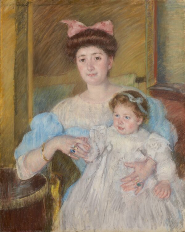 Countess Morel d’Arleux and Her Son - by Mary Cassatt