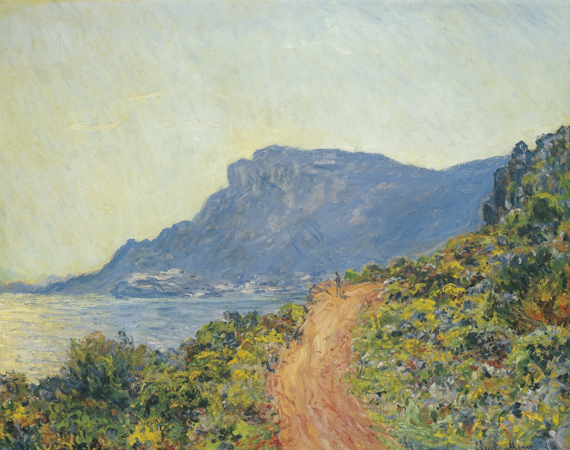 La Corniche near Monaco - by Claude Monet