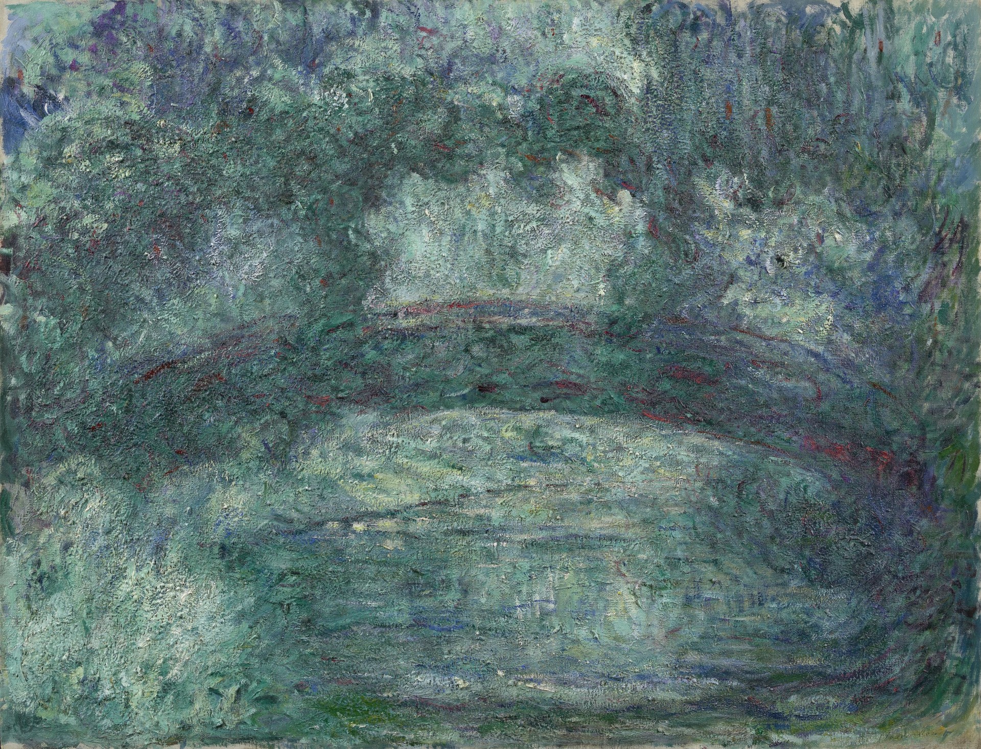 The Japanese Bridge - by Claude Monet