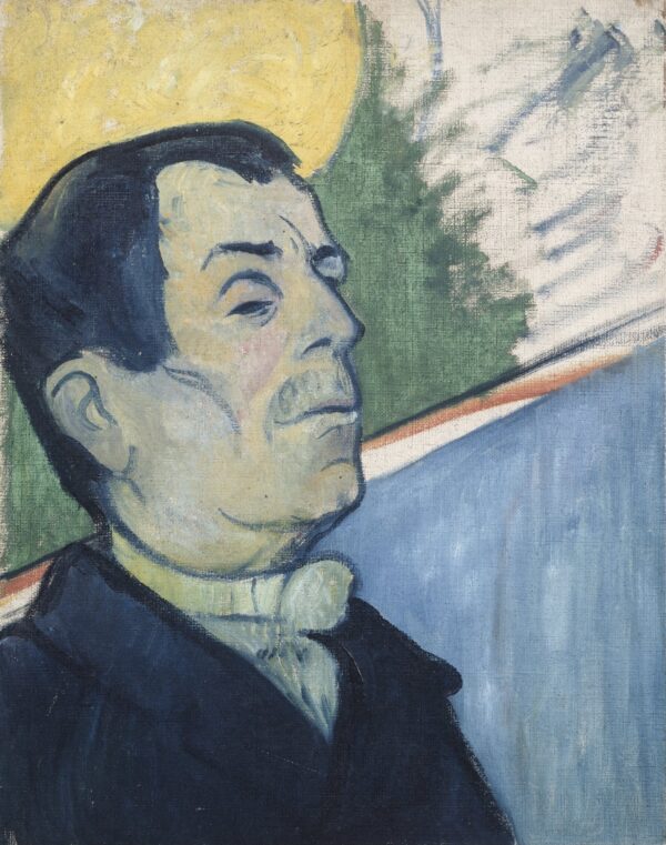 Portrait of a man - by Paul Gauguin