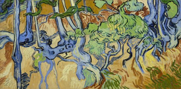 Tree-roots - by Vincent van Gogh