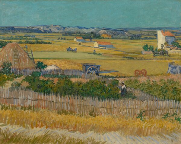 The harvest - by Vincent van Gogh