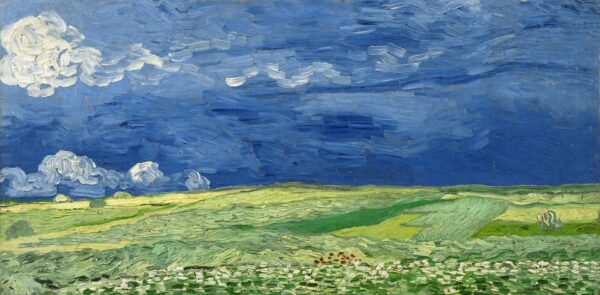 Wheatfield under Thunderclouds - by Vincent van Gogh