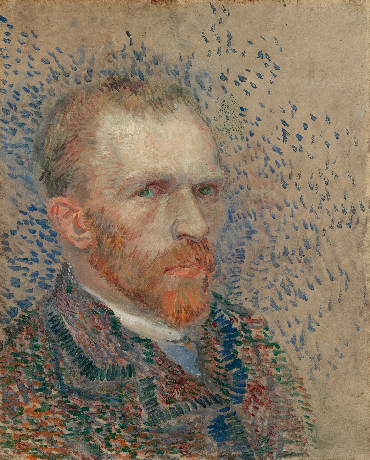 Self-portrait - by Vincent van Gogh