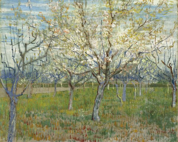 The Pink Orchard - by Vincent van Gogh