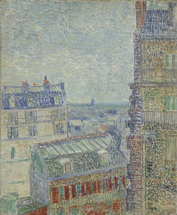 View from Theo’s Apartment - by Vincent van Gogh