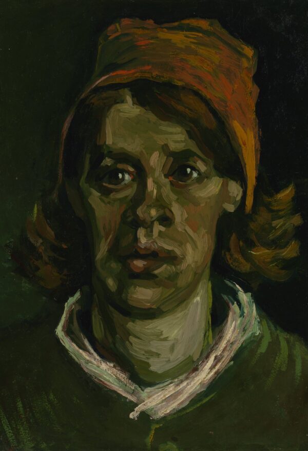 Head of a woman - by Vincent van Gogh