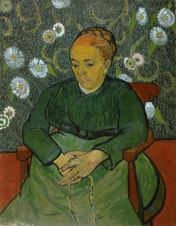 La berceuse (Portrait of Madame Roulin) - by Vincent van Gogh