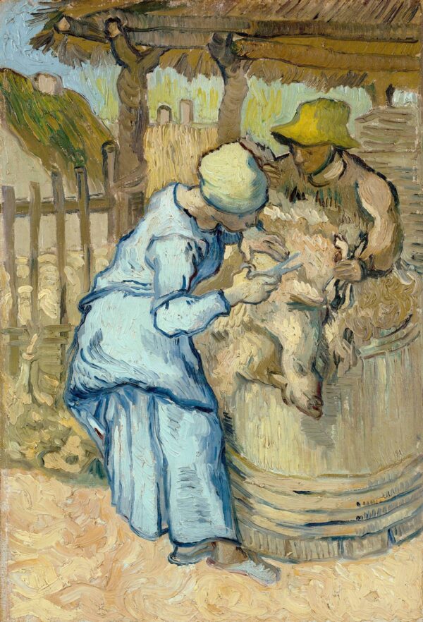 The Sheepshearer (after Millet) - by Vincent van Gogh
