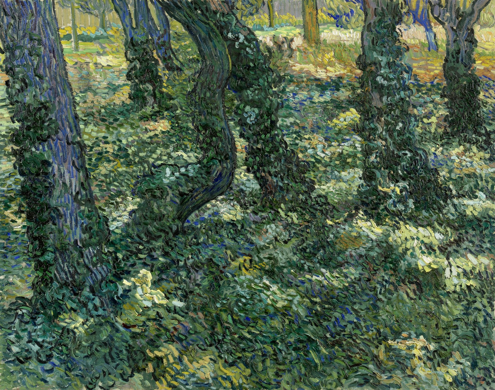Undergrowth - by Vincent van Gogh