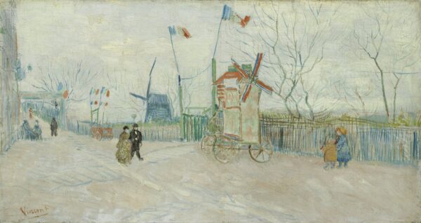 Impasse des Deux Frères - by Vincent van Gogh