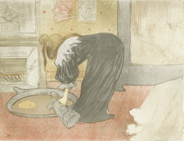 Woman with a Bathtub, the Bathtub - by Henri de Toulouse-Lautrec