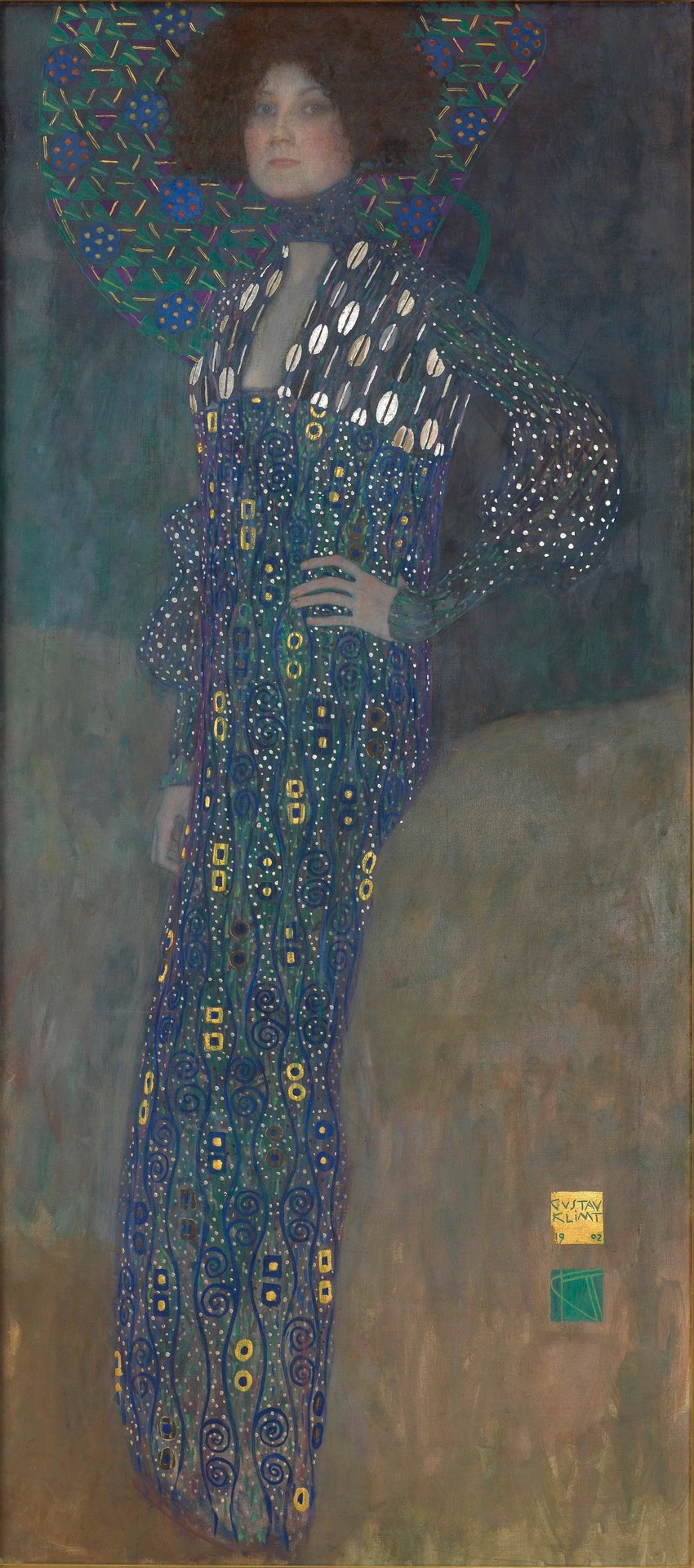Portrait of Emilie Flöge - by Gustav Klimt