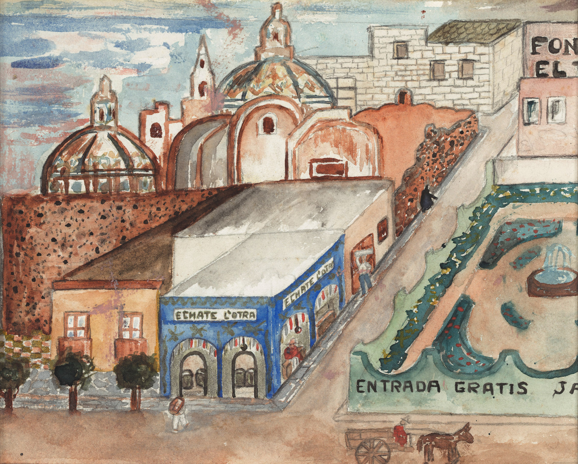 Echate la Otra - by Frida Kahlo