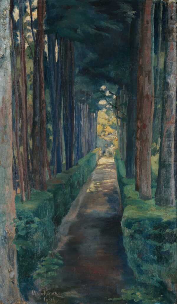 Paseo de los melancolicos - by Diego Rivera