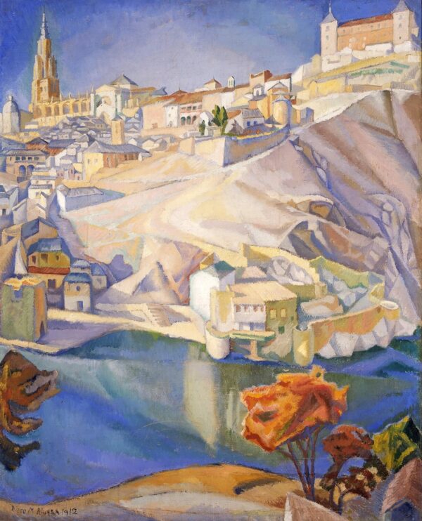 Vista de Toledo - by Diego Rivera