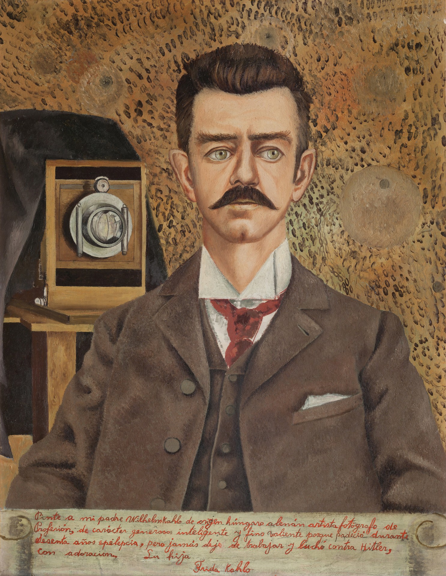 Portrait of my Father Wilhelm Kahlo - by Frida Kahlo