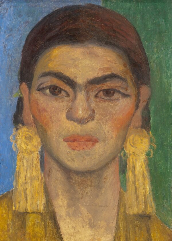 Portrait of Frida Kahlo (Retrato de Frida Kahlo) - by Diego Rivera