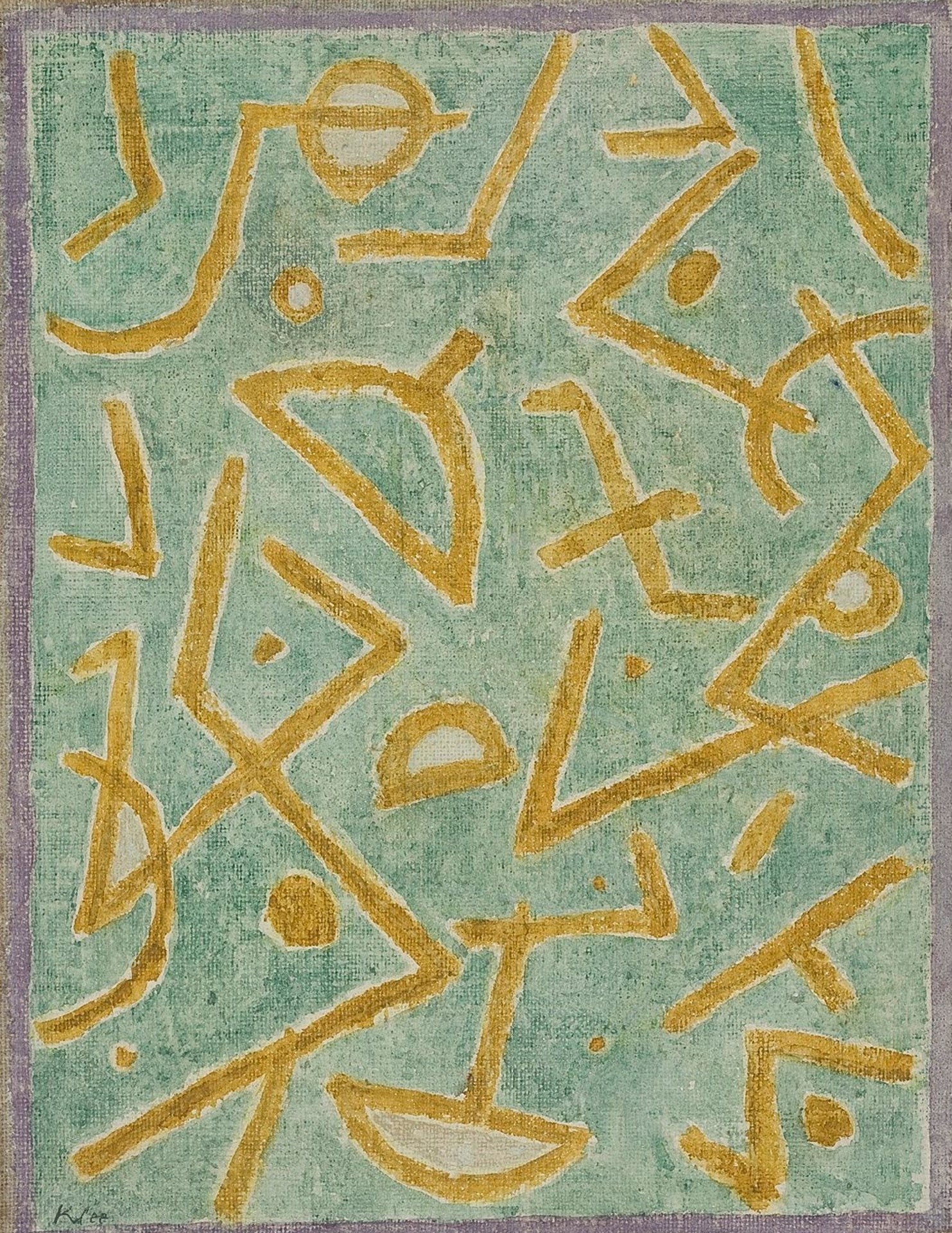 Ohne Titel (Tanzende Figuren) - by Paul Klee