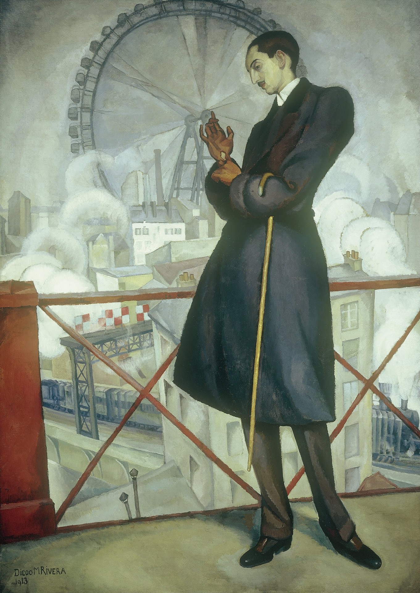 Portrait of Adolfo Best Maugard - by Diego Rivera