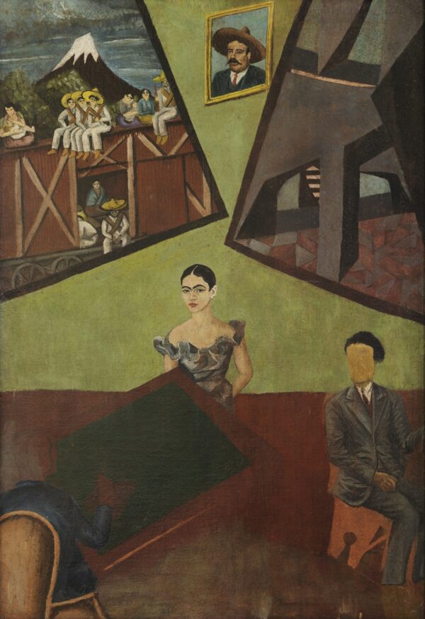 Pancho Villa y la Adelita - by Frida Kahlo