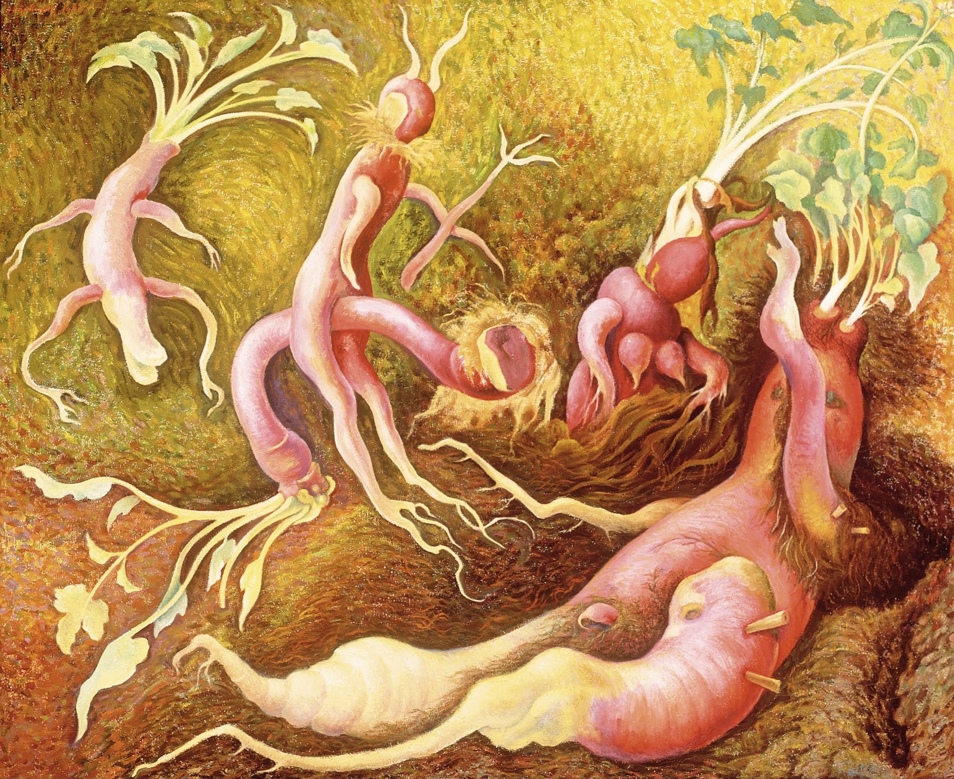 The Temptations of Saint Anthony - by Diego Rivera