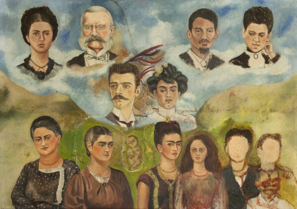 Family portrait (Unfinished) - by Frida Kahlo