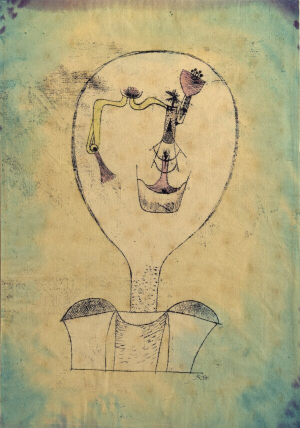 The Beginnings of a Smile - by Paul Klee