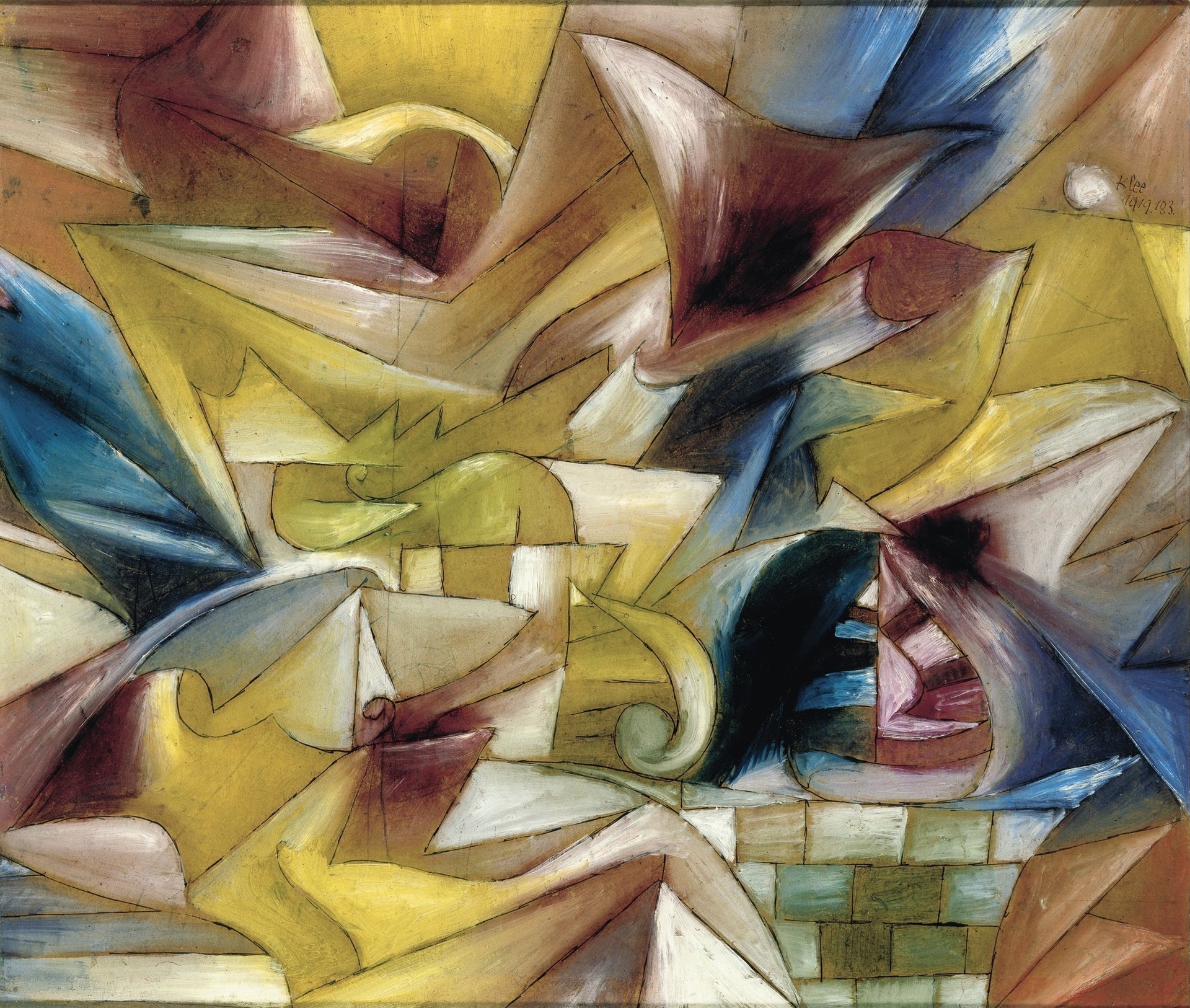 Tropical Garden - by Paul Klee