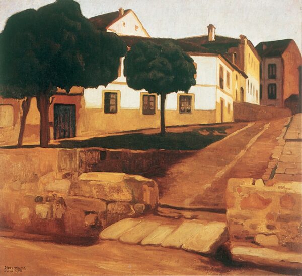 Street in Ávila (Ávila Landscape) - by Diego Rivera