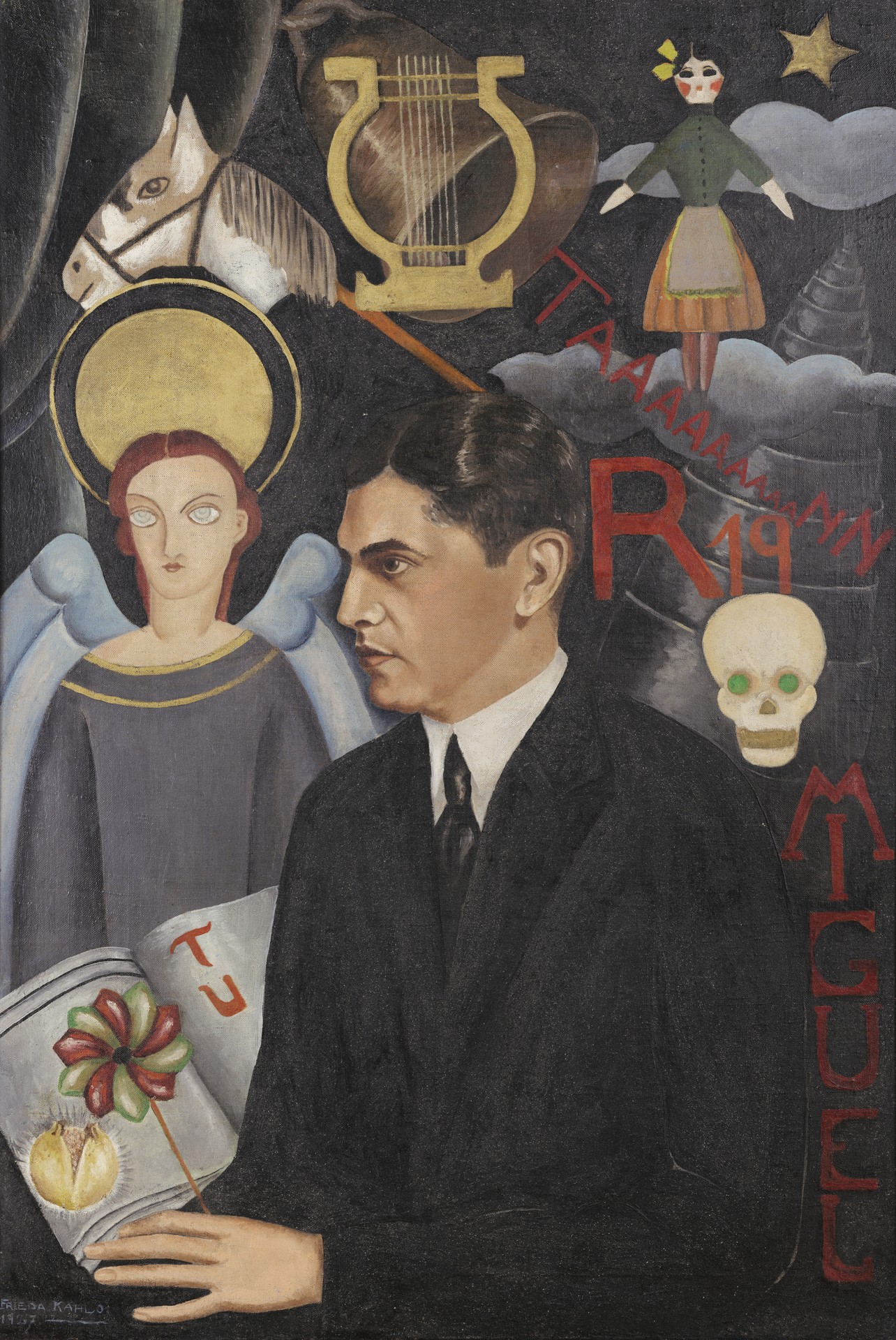 Retrato de Miguel N Lira - by Frida Kahlo
