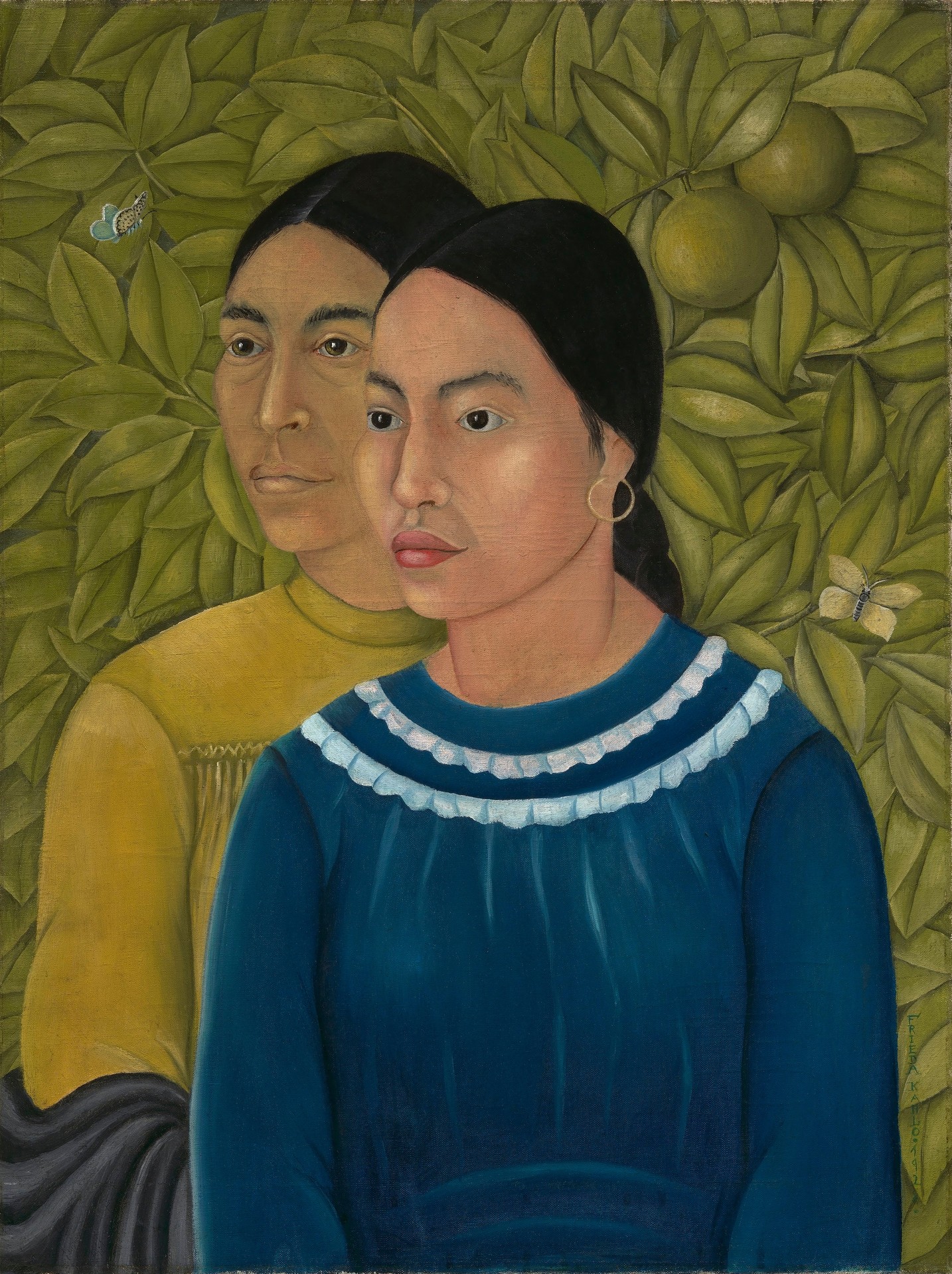 Dos Mujeres (Salvadora y Herminia) - by Frida Kahlo