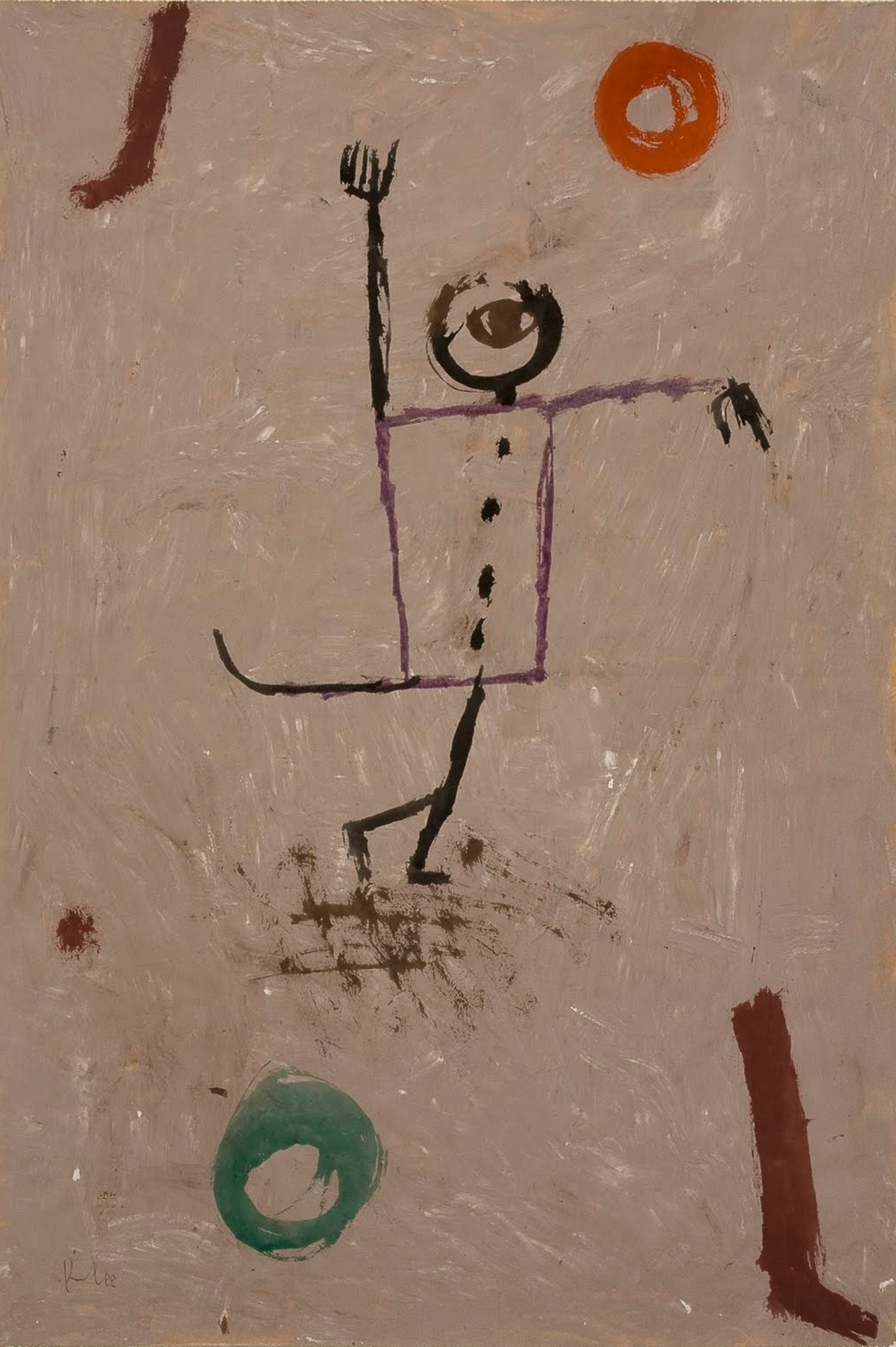 Arie des Tenor-Buffo - by Paul Klee