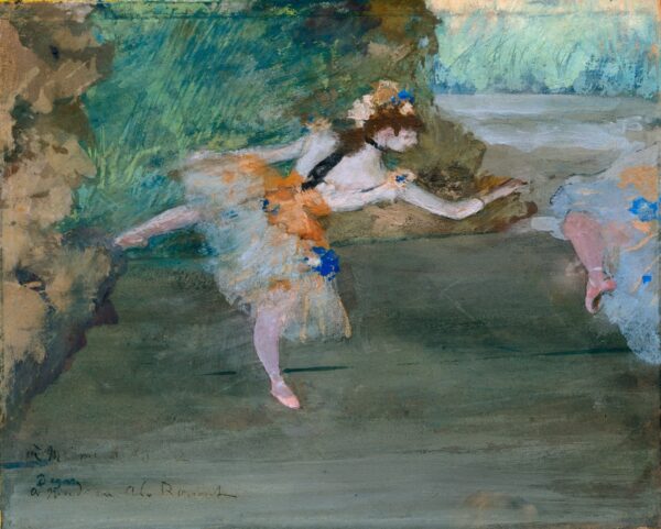 Dancer Onstage - by Edgar Degas