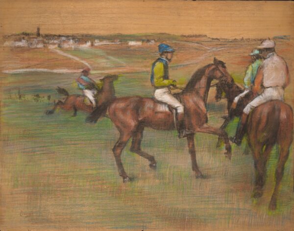 Race Horses - by Edgar Degas