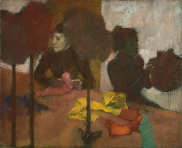 The Milliners - by Edgar Degas