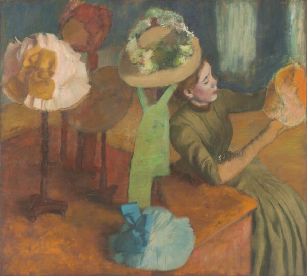 The Millinery Shop - by Edgar Degas